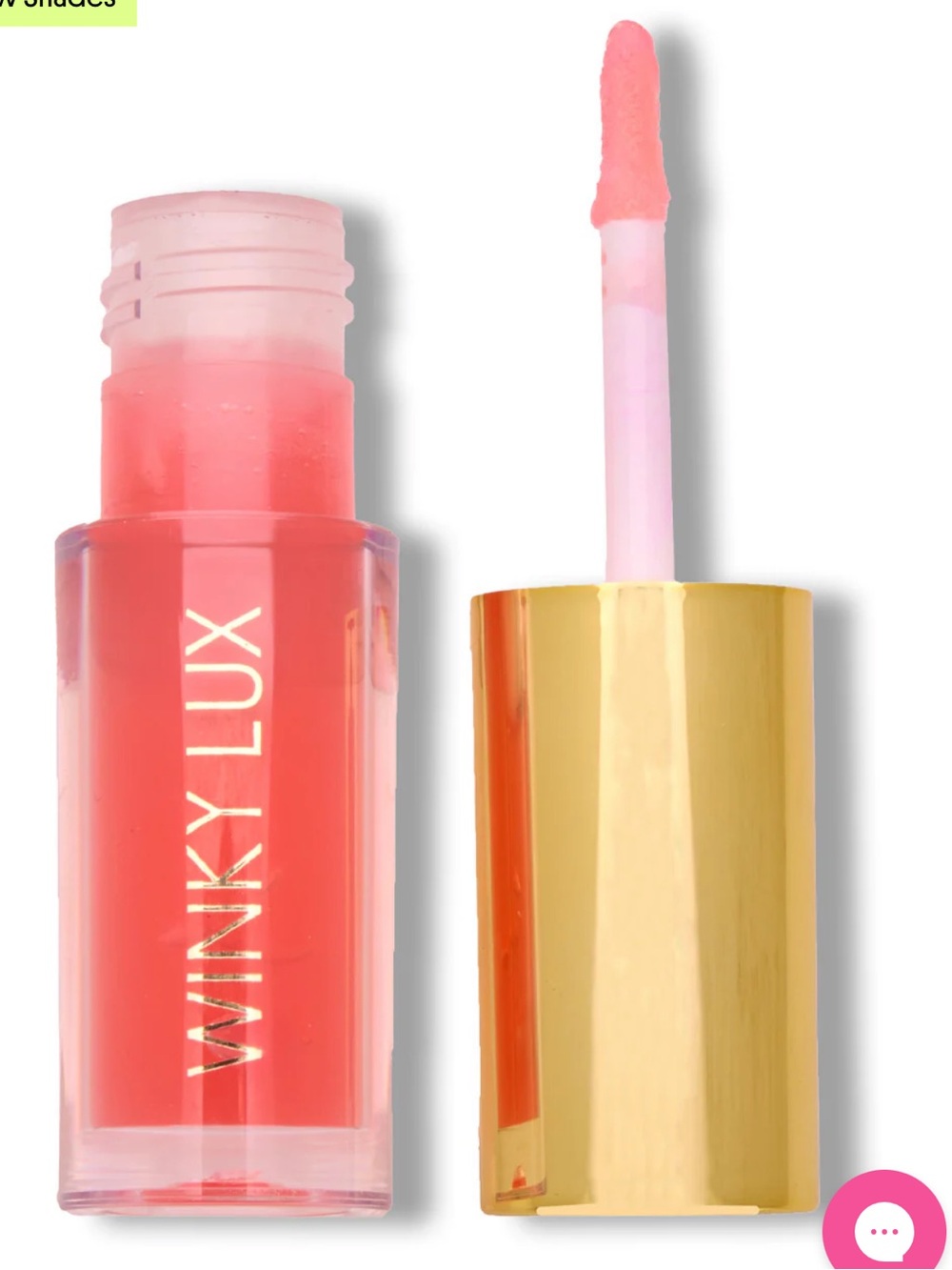 Winky Lux Barely There Sheer Tinted Lip Oil in new shade Peach Whisper